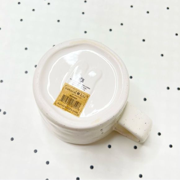 🐶 NATURAL LIFE 🐶 mug LIFE IS BETTER WITH A DOG coffee tea YELLOW CREAM - Picture 4 of 10